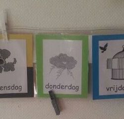 Woezeldag dagen van de week voor beelddenkers